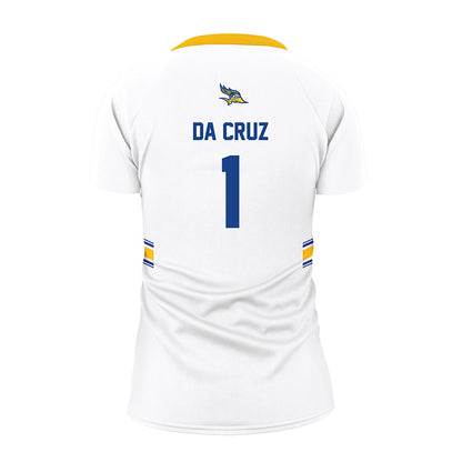 CSU Bakersfield - NCAA Women's Volleyball : Luiza da Cruz - White Volleyball Jersey-1