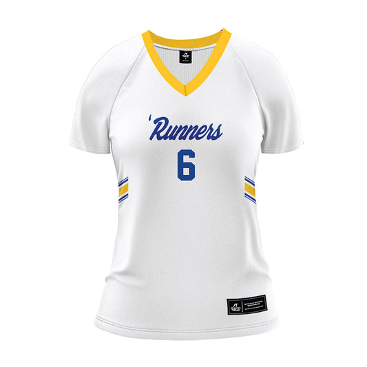 CSU Bakersfield - NCAA Women's Volleyball : Suelen Lima - White Volleyball Jersey-0