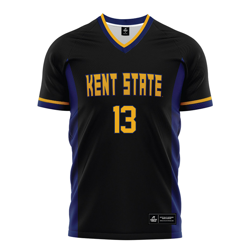 Kent State - NCAA Women's Soccer : Allison Collins - Black Soccer Jersey-0