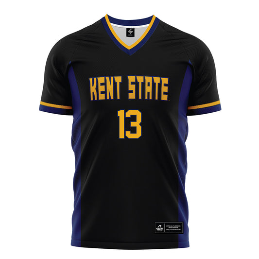 Kent State - NCAA Women's Soccer : Allison Collins - Black Soccer Jersey-0