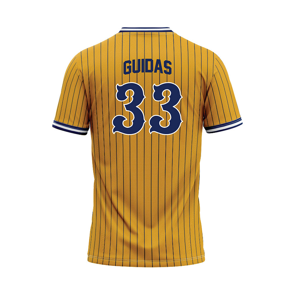 Kent State - NCAA Baseball : Nick Guidas - Gold Baseball Jersey-1