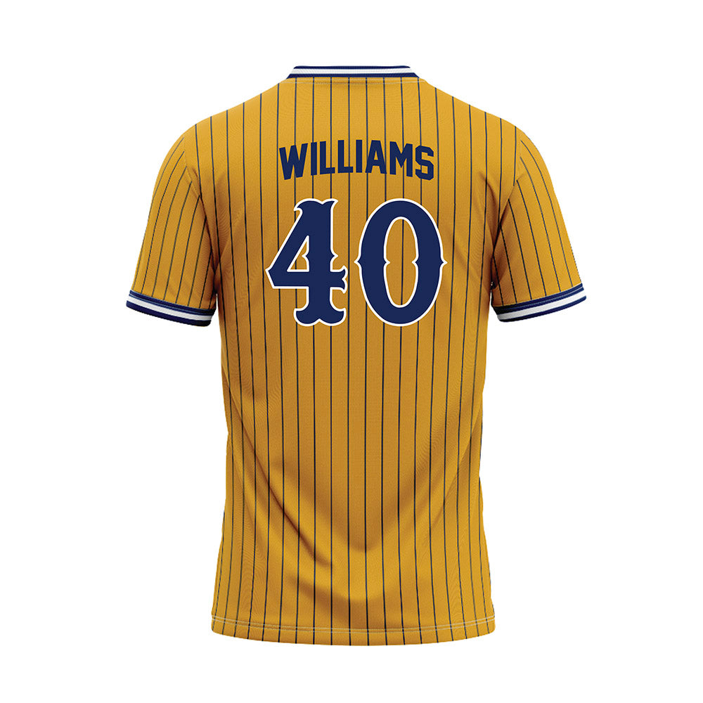 Kent State - NCAA Baseball : Peyton Williams - Gold Baseball Jersey-1