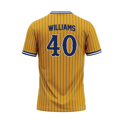 Kent State - NCAA Baseball : Peyton Williams - Gold Baseball Jersey-1