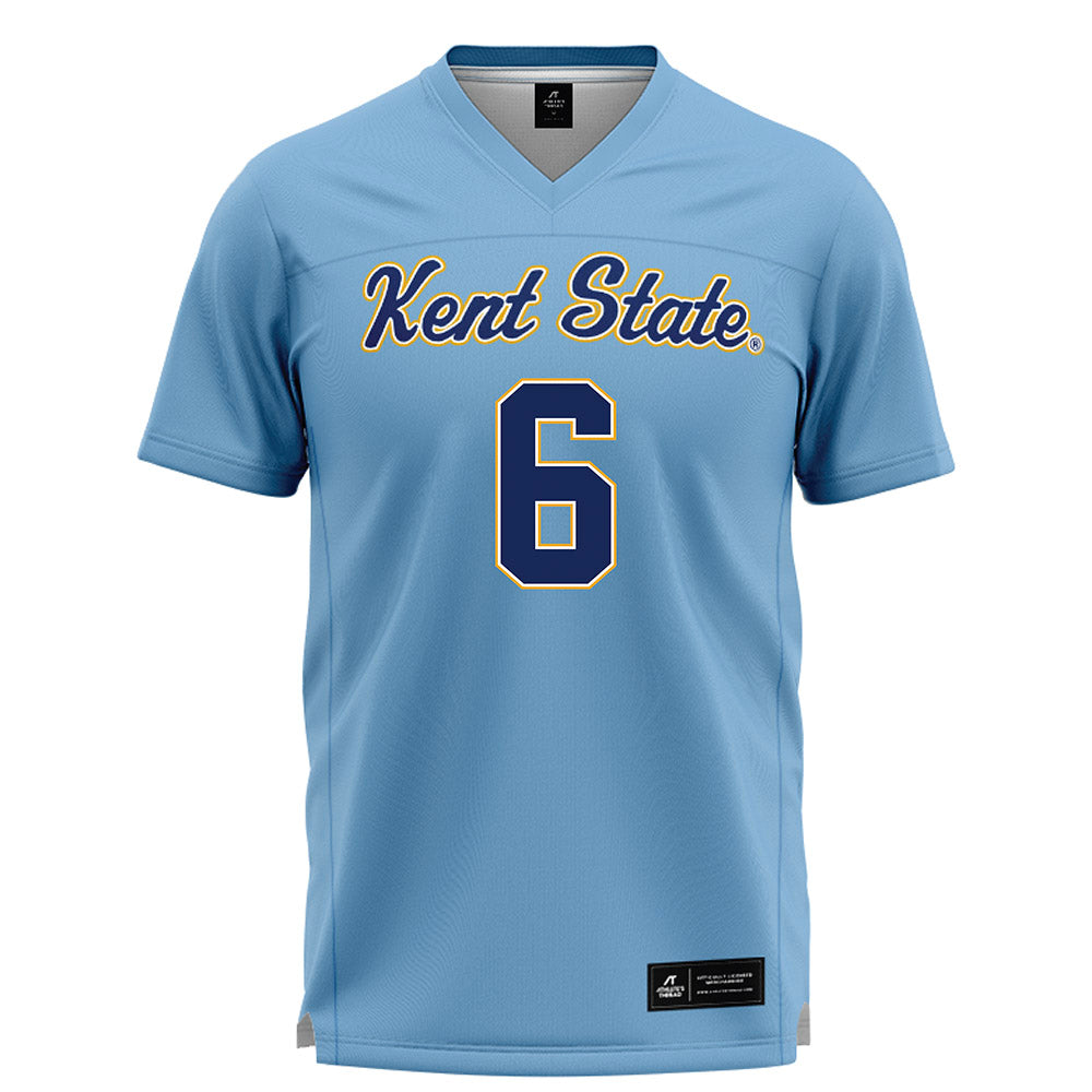 Kent State - NCAA Women's Lacrosse : Eva Anderson - Baby Blue Lacrosse Jersey -0
