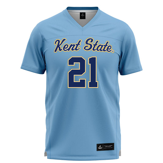 Kent State - NCAA Women's Lacrosse : Lizzie Lundeen - Baby Blue Lacrosse Jersey -0