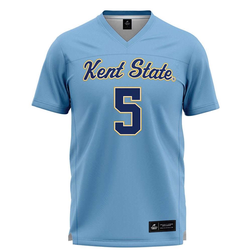 Kent State - NCAA Women's Lacrosse : Kealey Hoffman - Baby Blue Lacrosse Jersey -0