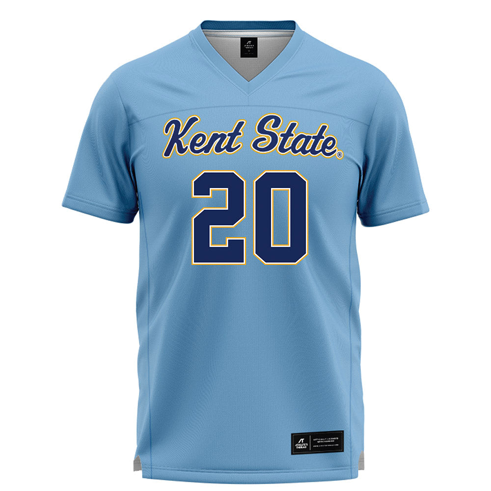 Kent State - NCAA Women's Lacrosse : Bella White - Baby Blue Lacrosse Jersey -0