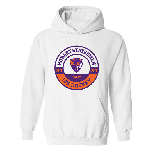 HWS - NCAA Men's Ice Hockey : Conor Lally - Classic Fashion Shersey Hooded Sweatshirt-0