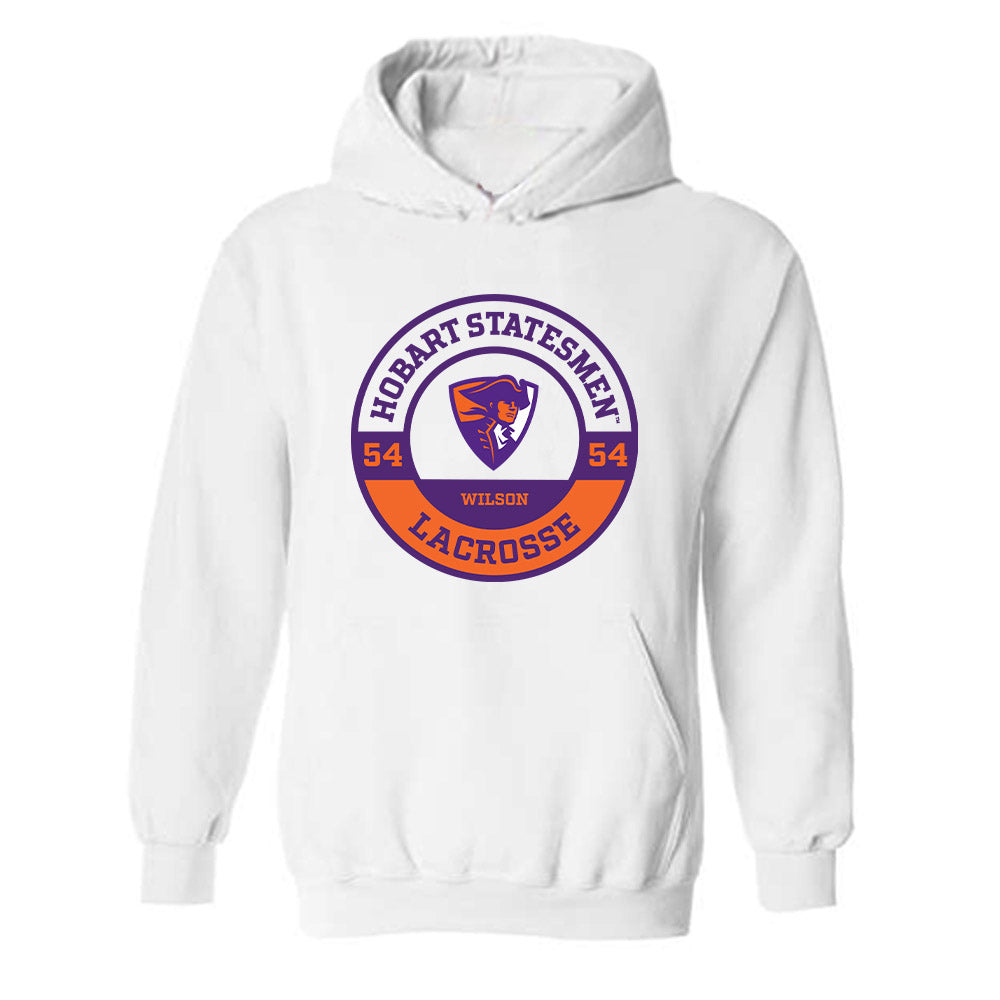 HWS - NCAA Men's Lacrosse : Elhanan Wilson - Classic Fashion Shersey Hooded Sweatshirt-0