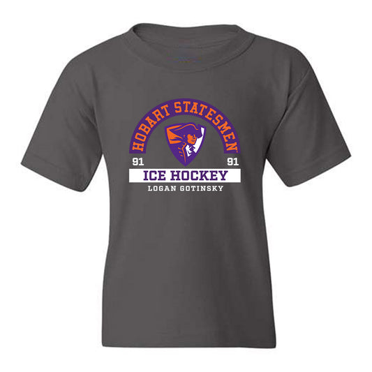 HWS - NCAA Men's Ice Hockey : Logan Gotinsky - Classic Fashion Shersey Youth T-Shirt