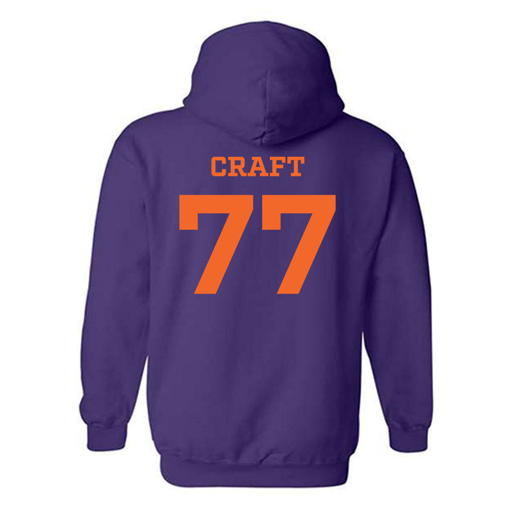 HWS - NCAA Men's Lacrosse : Colman Craft - Classic Shersey Hooded Sweatshirt-1