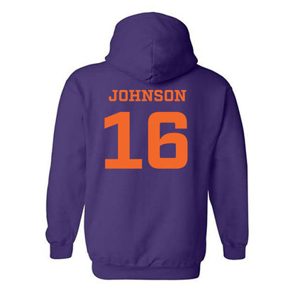 HWS - NCAA Baseball : Payton Johnson - Classic Shersey Hooded Sweatshirt-1
