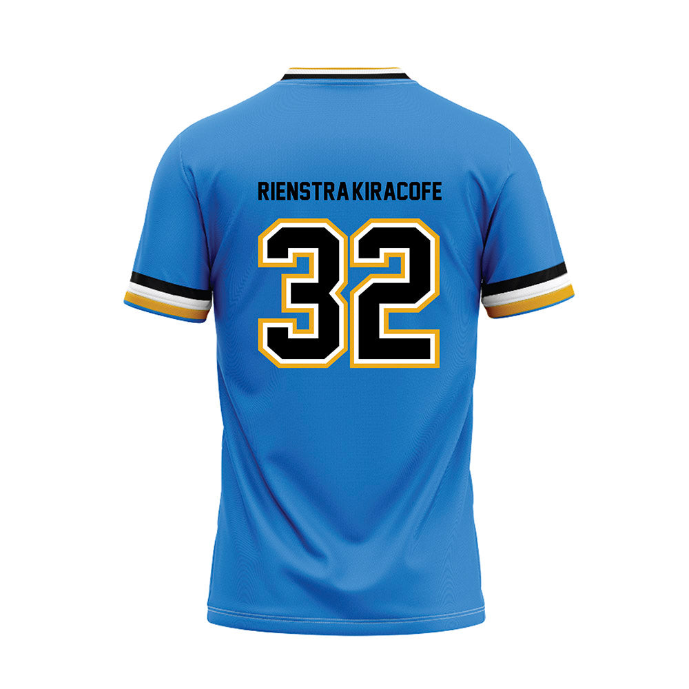 Kent State - NCAA Baseball : Micah Rienstra-Kiracofe - Light Blue Baseball Jersey-1