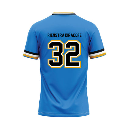 Kent State - NCAA Baseball : Micah Rienstra-Kiracofe - Light Blue Baseball Jersey-1