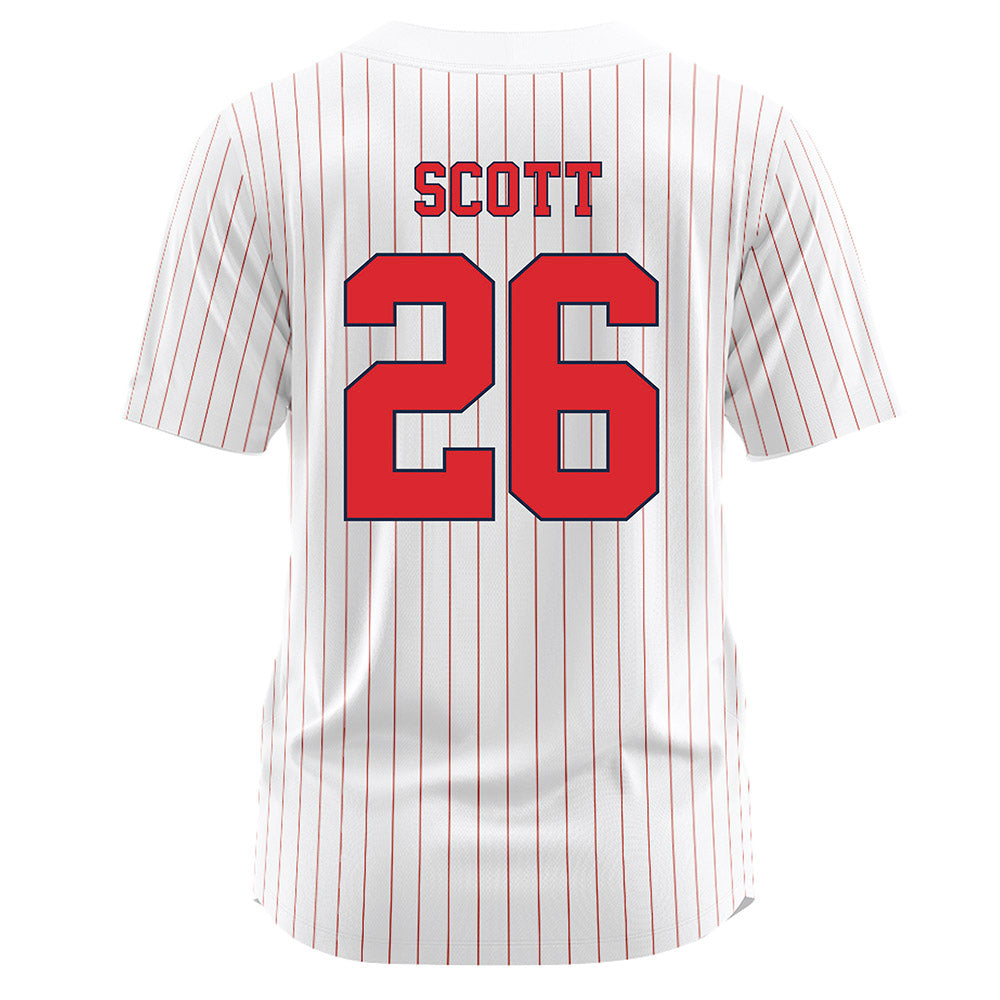 St. Johns - NCAA Softball : Jacqueline Scott - White Jersey-1