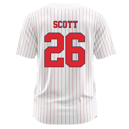St. Johns - NCAA Softball : Jacqueline Scott - White Jersey-1