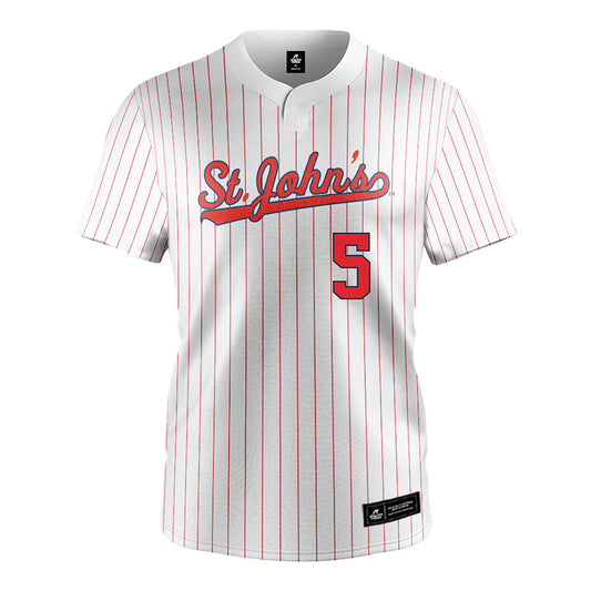 St. Johns - NCAA Softball : Natasha Limbani - White Jersey-0