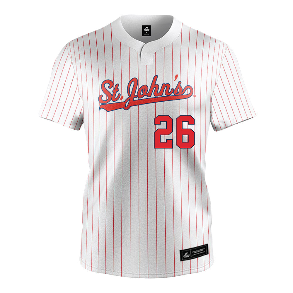 St. Johns - NCAA Softball : Jacqueline Scott - White Jersey-0