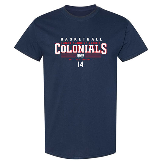 Robert Morris - NCAA Men's Basketball : Vasilije Serafimoski - Classic Fashion Shersey T-Shirt-0