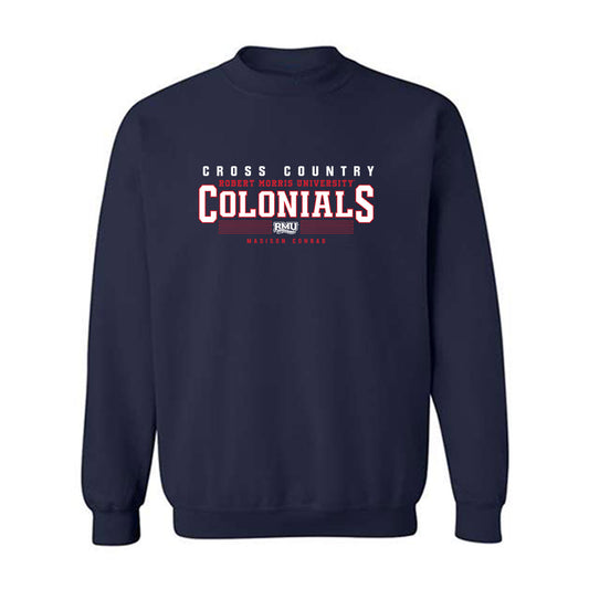 Robert Morris - NCAA Women's Cross Country : Madison Conrad - Classic Fashion Shersey Crewneck Sweatshirt-0