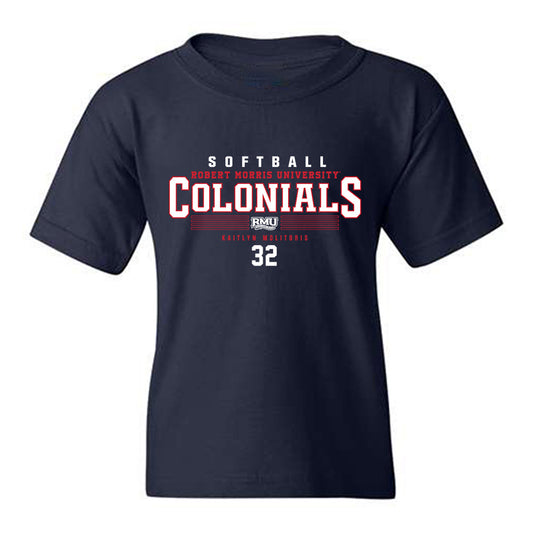 Robert Morris - NCAA Softball : Kaitlyn Molitoris - Classic Fashion Shersey Youth T-Shirt-0
