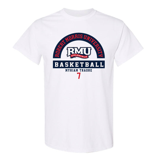 Robert Morris - NCAA Women's Basketball : Myriam Traore - Classic Fashion Shersey T-Shirt-0