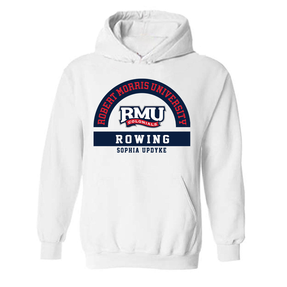 Robert Morris - NCAA Women's Rowing : Sophia Updyke - Classic Fashion Shersey Hooded Sweatshirt-0