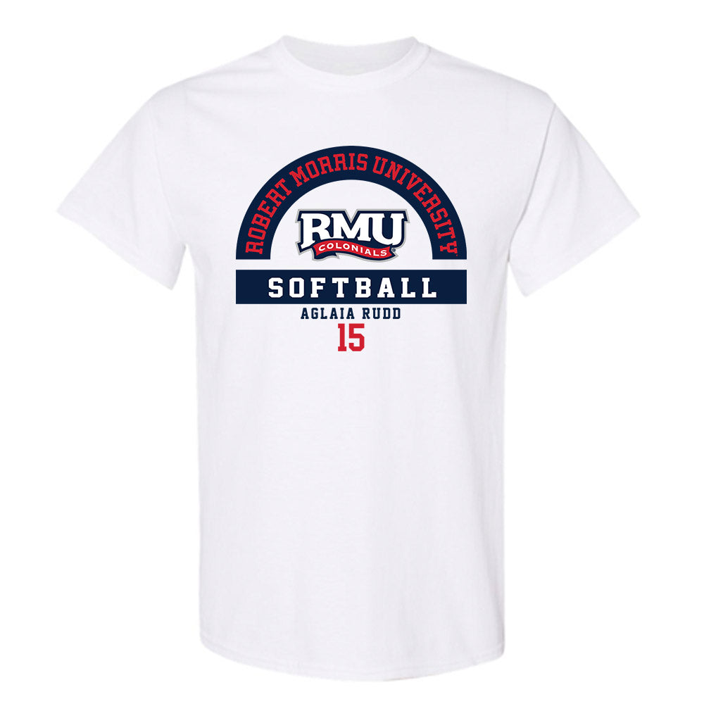 Robert Morris - NCAA Softball : Aglaia Rudd - Classic Fashion Shersey T-Shirt-0