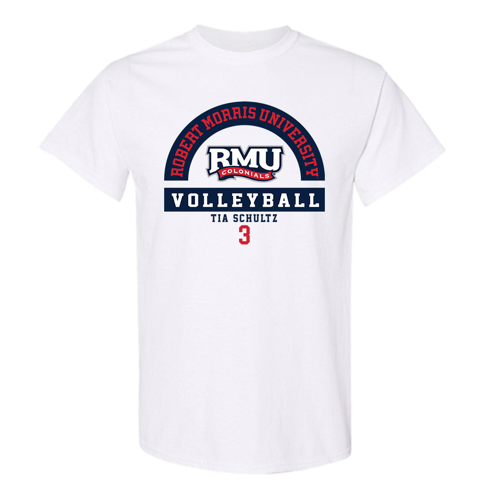Robert Morris - NCAA Women's Volleyball : Tia Schultz - Classic Fashion Shersey T-Shirt-0