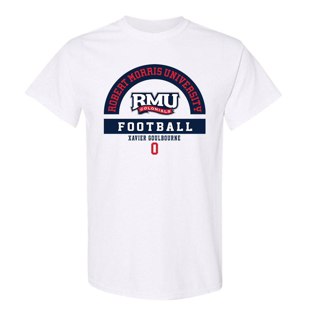 Robert Morris - NCAA Football : Xavier Goulbourne - Classic Fashion Shersey T-Shirt-0