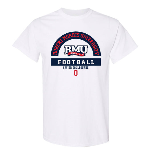 Robert Morris - NCAA Football : Xavier Goulbourne - Classic Fashion Shersey T-Shirt-0