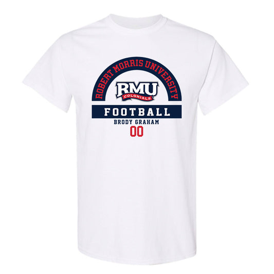Robert Morris - NCAA Football : Brody Graham - Classic Fashion Shersey T-Shirt-0