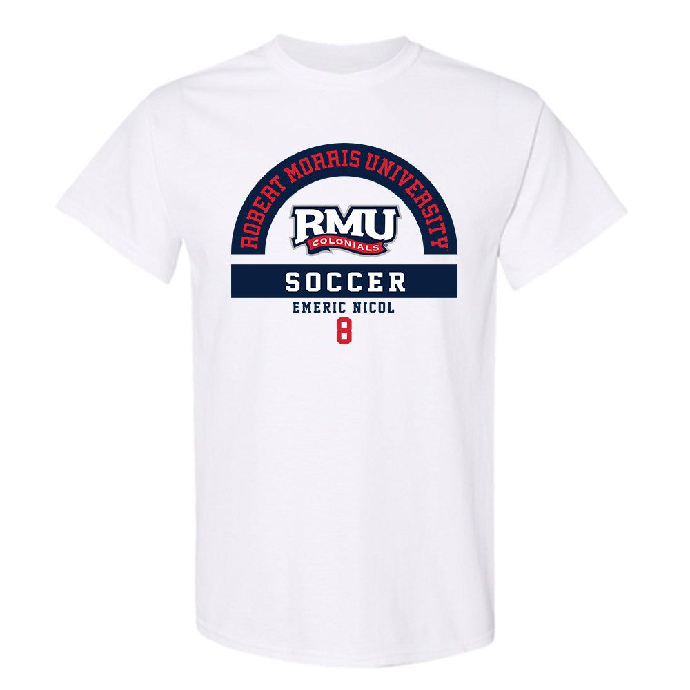Robert Morris - NCAA Men's Soccer : Emeric Nicol - Classic Fashion Shersey T-Shirt-0