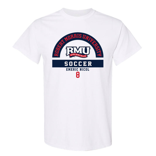 Robert Morris - NCAA Men's Soccer : Emeric Nicol - Classic Fashion Shersey T-Shirt-0