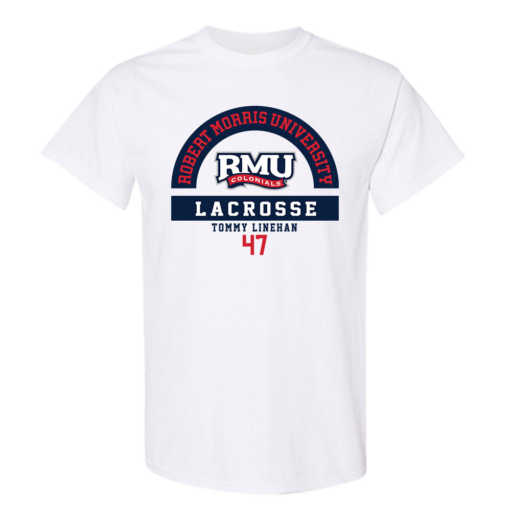 Robert Morris - NCAA Men's Lacrosse : Tommy Linehan - Classic Fashion Shersey T-Shirt-0