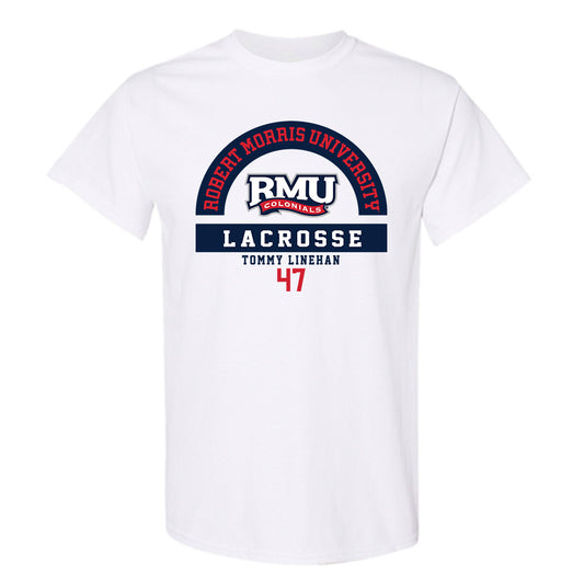 Robert Morris - NCAA Men's Lacrosse : Tommy Linehan - Classic Fashion Shersey T-Shirt-0