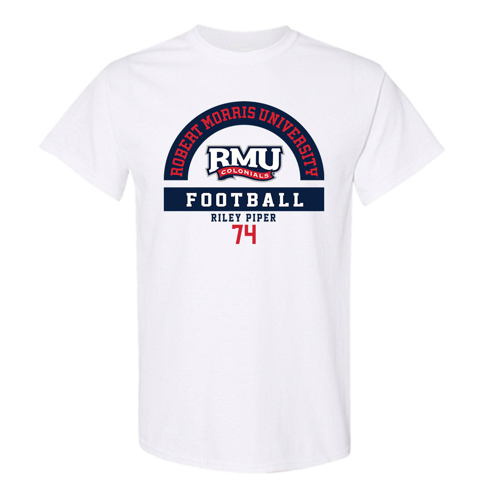 Robert Morris - NCAA Football : Riley Piper - Classic Fashion Shersey T-Shirt-0