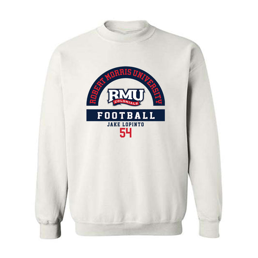 Robert Morris - NCAA Football : Jake Lopinto - Classic Fashion Shersey Crewneck Sweatshirt-0
