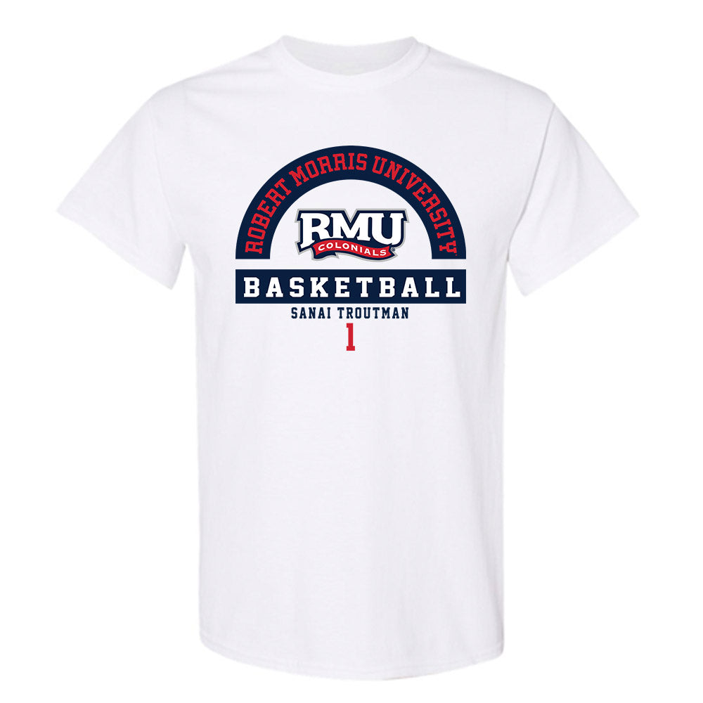 Robert Morris - NCAA Women's Basketball : Sanai Troutman - Classic Fashion Shersey T-Shirt-0