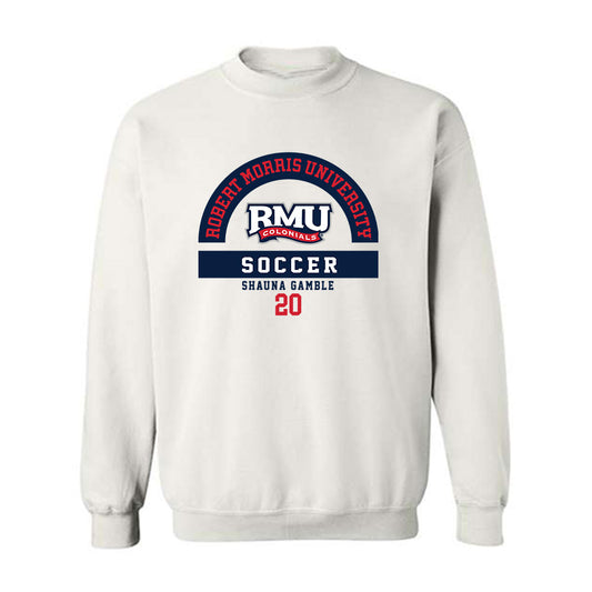 Robert Morris - NCAA Women's Soccer : Shauna Gamble - Classic Fashion Shersey Crewneck Sweatshirt-0
