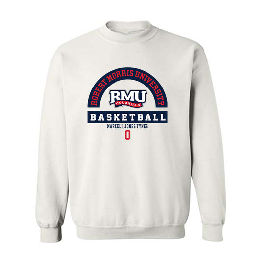 Robert Morris - NCAA Women's Basketball : Markeli Jones-Tynes - Classic Fashion Shersey Crewneck Sweatshirt-0