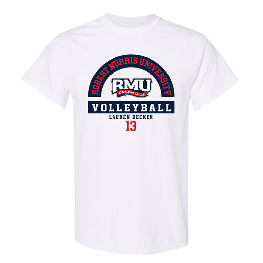 Robert Morris - NCAA Women's Volleyball : Lauren Decker - Classic Fashion Shersey T-Shirt-0
