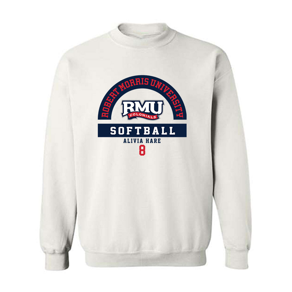 Robert Morris - NCAA Softball : Alivia Hare - Classic Fashion Shersey Crewneck Sweatshirt-0
