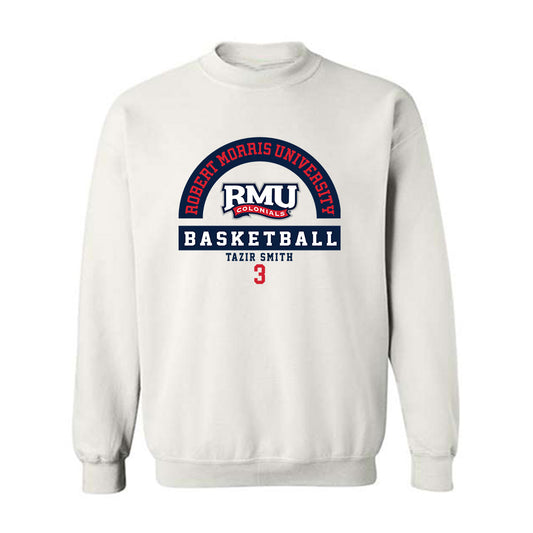 Robert Morris - NCAA Men's Basketball : Tazir Smith - Classic Fashion Shersey Crewneck Sweatshirt-0