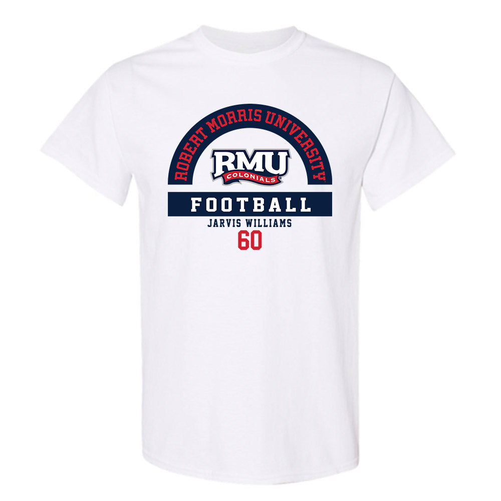Robert Morris - NCAA Football : Jarvis Williams - Classic Fashion Shersey T-Shirt-0