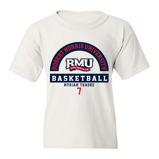 Robert Morris - NCAA Women's Basketball : Myriam Traore - Classic Fashion Shersey Youth T-Shirt-0