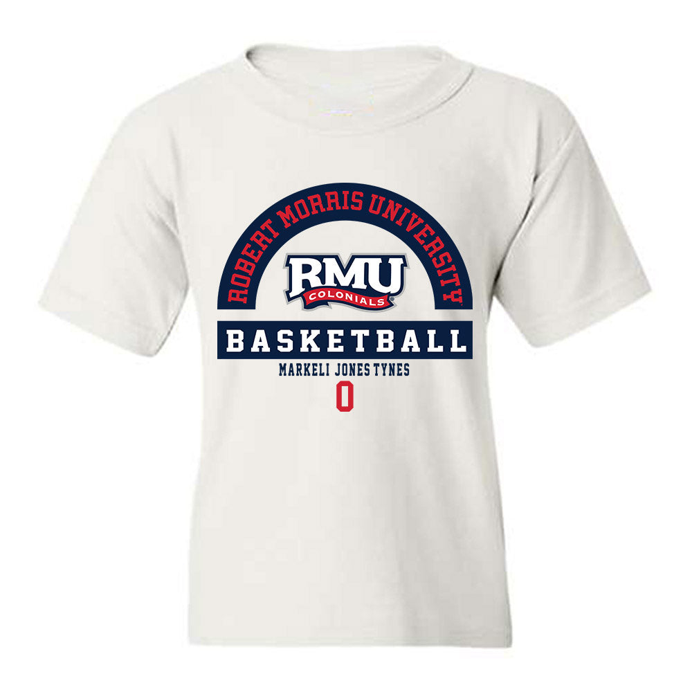 Robert Morris - NCAA Women's Basketball : Markeli Jones-Tynes - Classic Fashion Shersey Youth T-Shirt-0