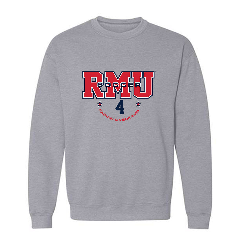 Robert Morris - NCAA Men's Soccer : Fabian Overkamp - Classic Fashion Shersey Crewneck Sweatshirt-0