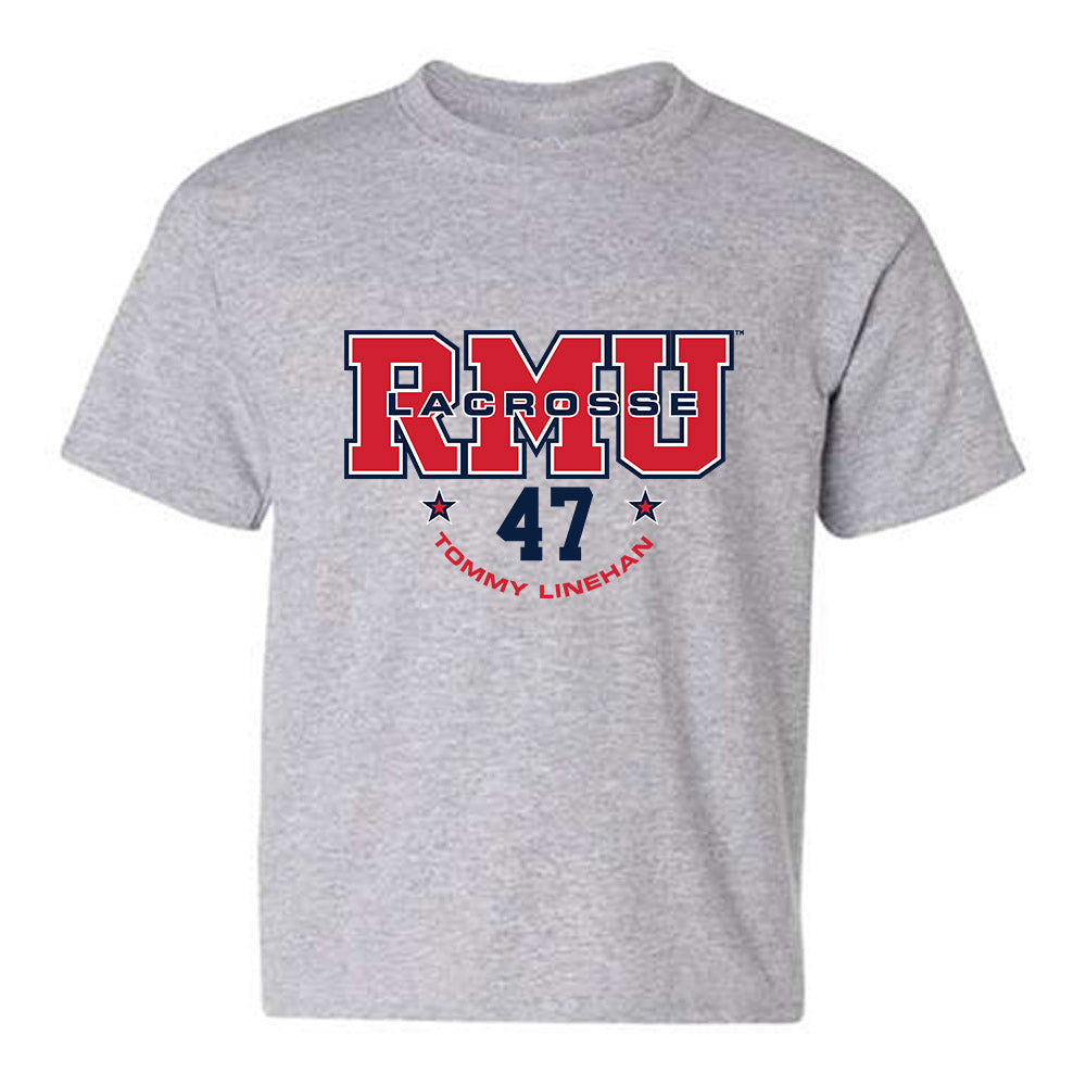 Robert Morris - NCAA Men's Lacrosse : Tommy Linehan - Classic Fashion Shersey Youth T-Shirt-0