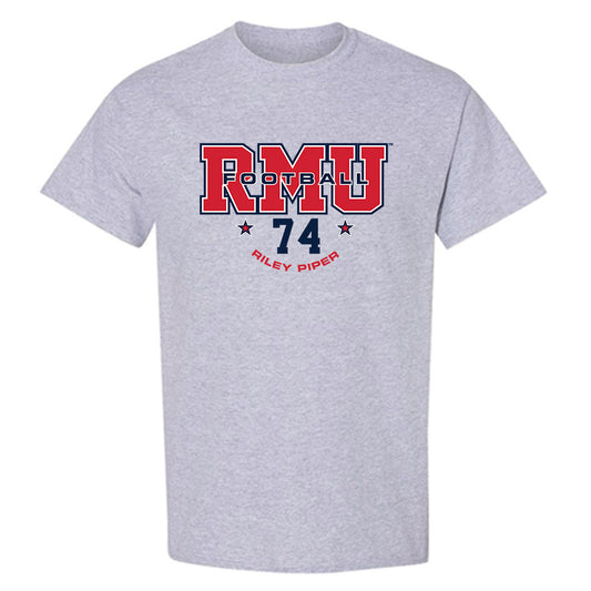 Robert Morris - NCAA Football : Riley Piper - Classic Fashion Shersey T-Shirt-0